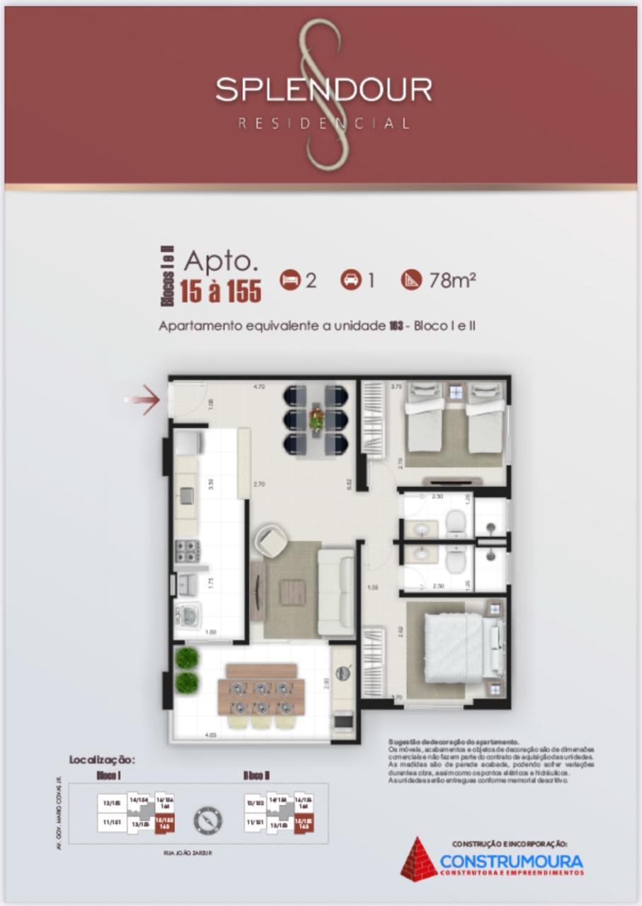 Apartamento, 2 quartos, 78 m² - Foto 3